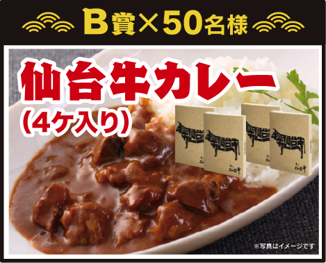 仙台牛カレー(4ヶ入り)